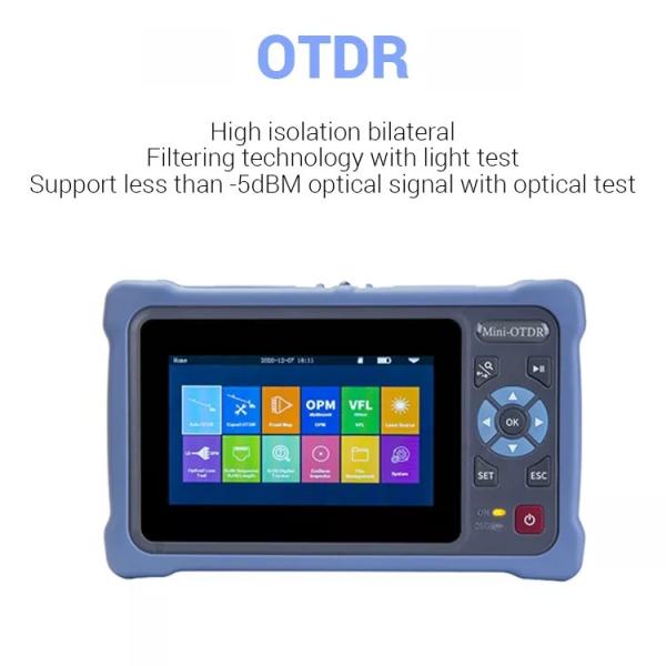 Проверка оптического кабеля FTTH Mini OTDR OPM