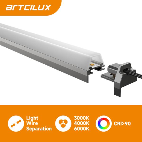 A260G LED Glass board light Suitable For wardrobe PC Aluminum Alloy DC12V/24V 5W/7.5W/10W SMD2835 triple color Ra≥90