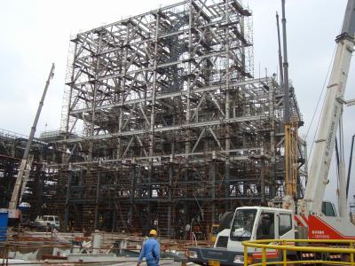 Pré-fabrique a fabricação de aço industrial da construção do armazém com ciclo curto da produção