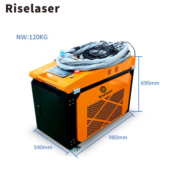 Riselaser Máquina portátil de soldagem a laser para aço inoxidável de alumínio