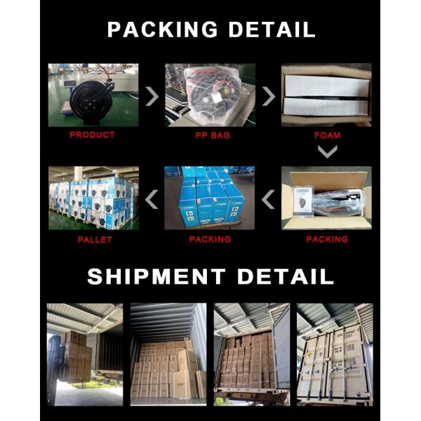 Retractable Steel 250bar High Pressure Water Hose Reel s304 air hose reels