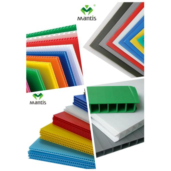 3.5m Polypropylene Corrugated Plastic Sheet 1.6mm-12mm Thick Plastic Corrugate
