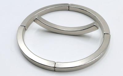 Customized Size Neodymium Generator Magnets Arc Shaped High Coercive