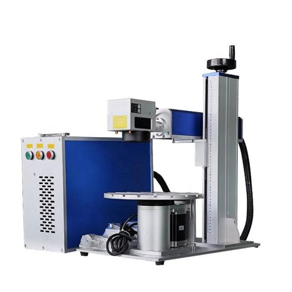 Highly Desktop Portable Mini Mopa Fiber Laser Marking Machine 20W 30W 50W 100W for Metal Pen Plastic Wood Jewelry Button