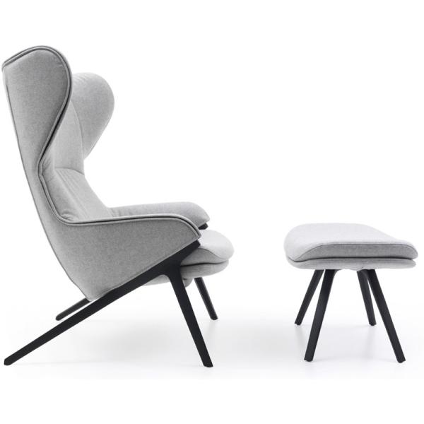 Metal Fiberglass Frame Chaise Lounge Chair Modern 79 * 87 * 112 CM