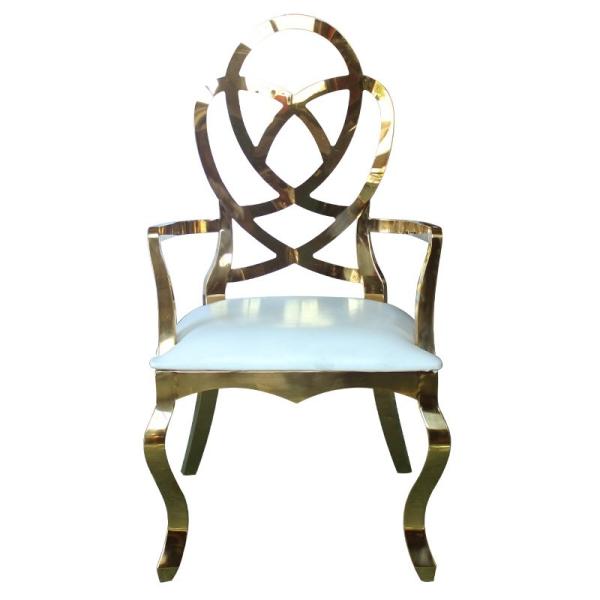 Fauteuil en cuir de fleur de couverture pour la zone d'accueil et la région de photo de groupe