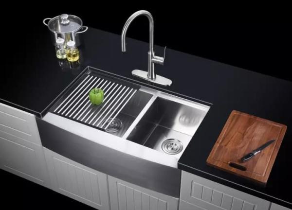 16G Thickness Undermount Stainless Steel Kitchen Sink Drainboard Brushed Surface Australia Style