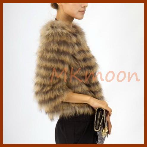 Racoon fur coat 237#