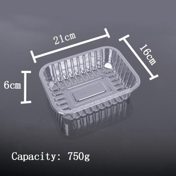 устранимые контейнеры плода 750g