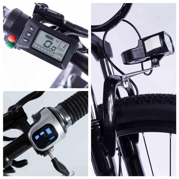 Max Speed 35 Km / h 500 Watt 26 Inch Folding Fat Tire Electric Bike with Full Suspension