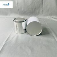 Round Empty Paint Tins 2.5 Liter Tinplate Cans 500ML Round Paint White Coating