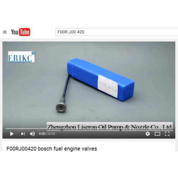 For IVEC For BOS FooR J00 420 oil pump injector control valve F00RJ00420, Fiat bico auto engine valve F 00R J00 420