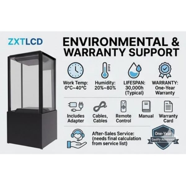 55 Inch OLED Self-luminous Window System HDR Support Cultural Relics OLED Transparent Display Showcase