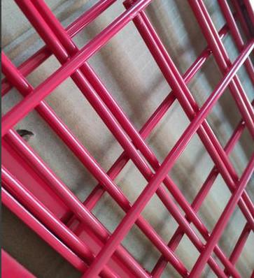 Customizable Garment Hanging Rack With Wire Grid Shelves For Display And Storage