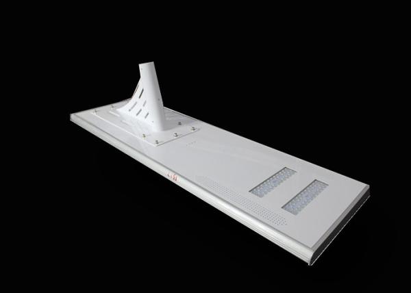 Luz de rua solar exterior do diodo emissor de luz 60w, lâmpadas de rua postas solares impermeáveis do jardim 