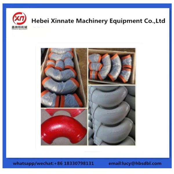 DN125 Carbon Steel Concrete Pump Bend For Construction Site
