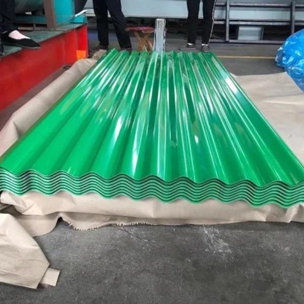 AZ150 18 Gauge 0.2-0.8mm PPGI Sheet Galvanized Corrugated Sheet For Roofing