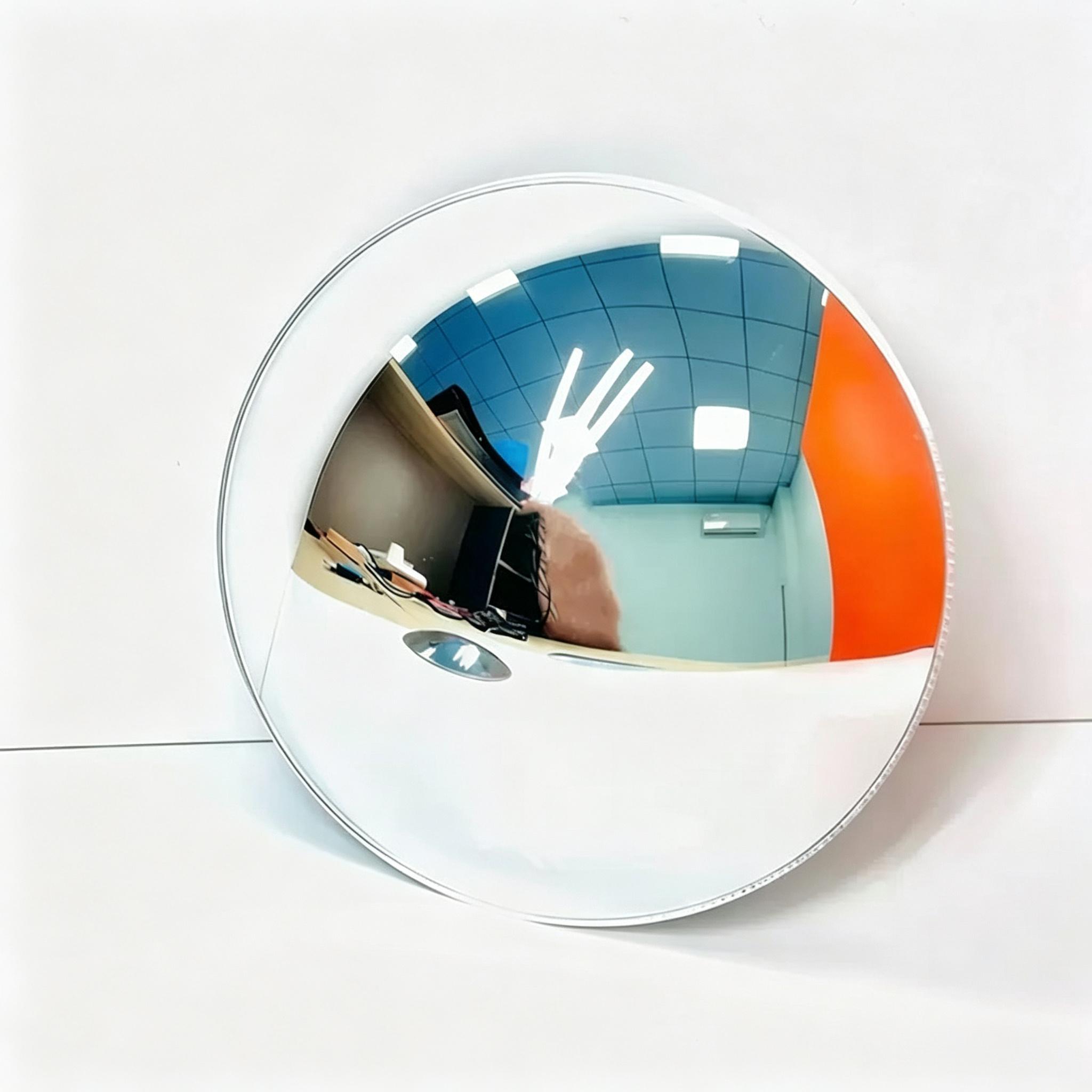 Wide Angle Acrylic Convex Mirror Shatterproof PMMA Blind Spot Elimination Traffic Warehouse Parking Safety