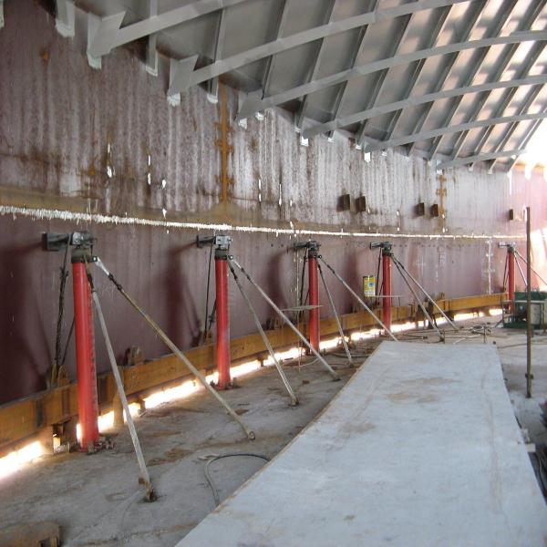 Three Stage Cylinder Hydraulic Tank Jacking System With Hydraulic Power