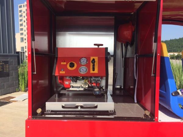 Fire Protection Electric Fire Fighting Vehicle 5 Person With ABS Cushion