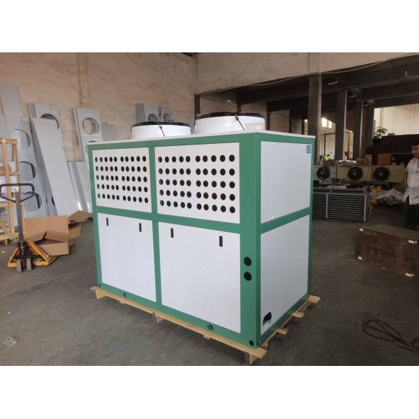 Modern Design High Efficiency High Performance Air Cooled Condenser Aluminum Copper Tube U-Shaped Design Refrigeration Parts