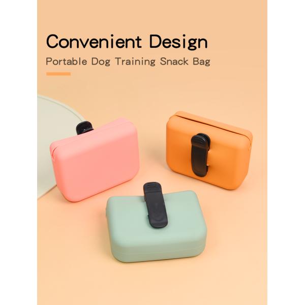 Accesorios para mascotas portátiles Bolso de silicona ecológico para perros