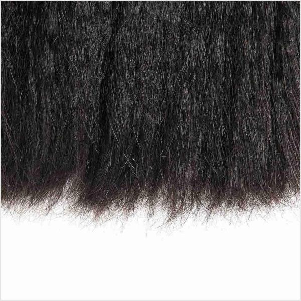 KINKY STRAIGHT  Cheap Natural  Remy Indian Human Hair Vendor Weave Bundles and wefts