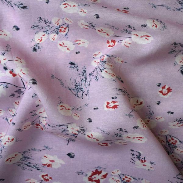 Напечатанный Twill хлопка Tencel ткани цифров мягкий Тюль водоустойчивый
