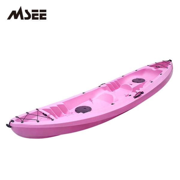 Double Sit On Top Sea Kayak For Fishing Outdoor Product HDPE Material