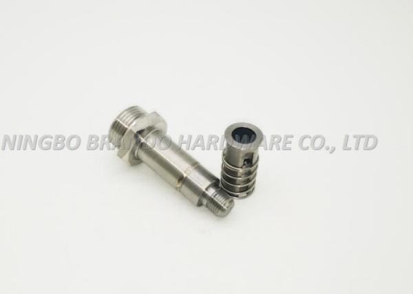 Vacuum High Pressure Fast Operation Solenoid Stem/Vertical Grooves Embed NBR Guide Core