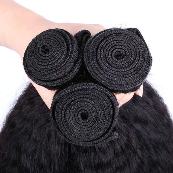 Yaki Straight 100% Brazilian Virgin Hair Extensions Natural And Full