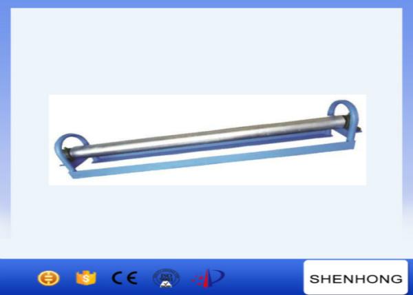 Galvanized Cable Pulling Pulley Draw Off Roller With Aluminium Roller Body Length 900 mm