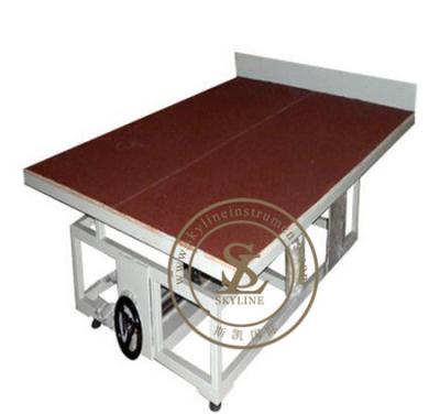Equipamento de testes material de aço do freio do carrinho de criança do equipamento de testes do laboratório com estabilizadores ajustáveis