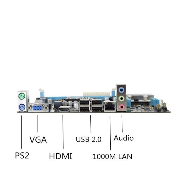 Материнская плата B75 для майнинга USB3.0 VGA LGA 1155 DDR3 8 ГБ * 2 Micro-ATX