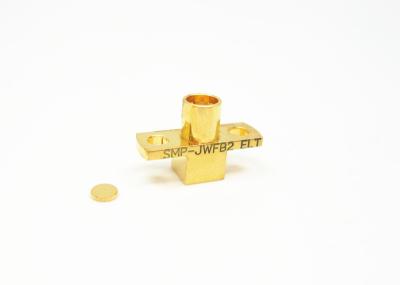 CE fêmea da montagem SMP-JWFB2 da flange dos furos do conector 2 de SMP RF do ângulo direito