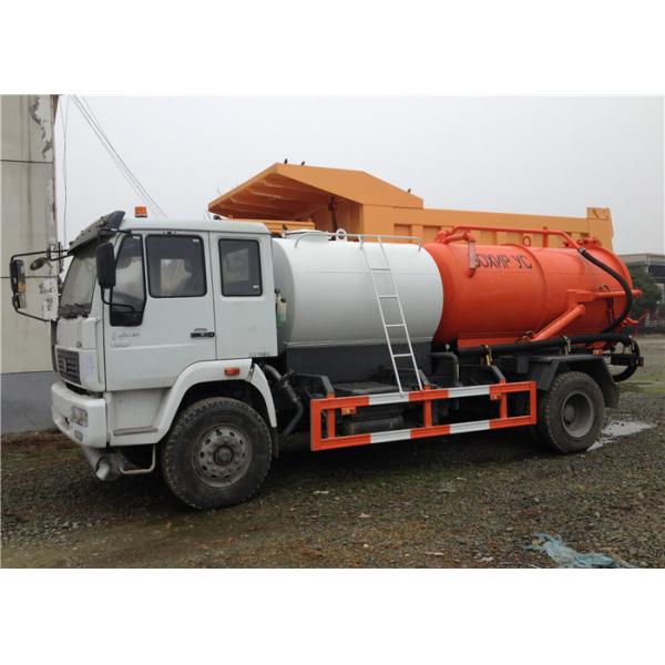 Тележка танка нечистот воды колес 4000Л ХОВО 6 + фекальная тележка 8000Л всасывания 4000Л