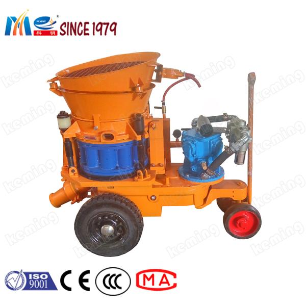 equipamento de 20mm Max Aggregate Dry Shotcrete Machine uma garantia do ano