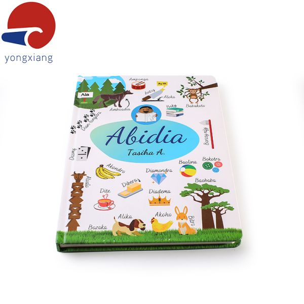 4C Childrens Hard Cover Books Customized Educational Childrens Book Food Grade Ink Printing