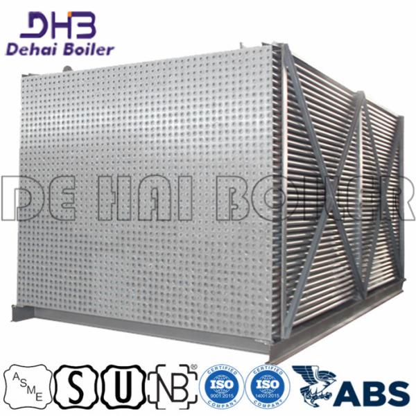 Steam Boiler Air Heat Exchanger , Tubular Air Heater Tubes Pitch Arranged