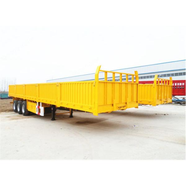 Container transport side wall semi trailer with 600 mm fence