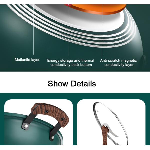 Не лоток вка кухни ручки с удобной деревянной ручкой