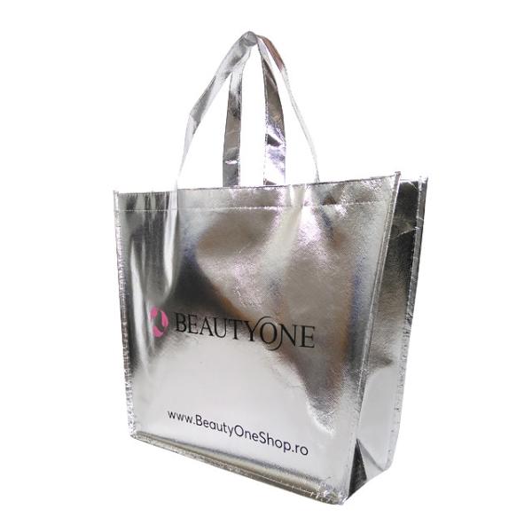 45x35x12cm Laminated Shopping 50cm RPET Eco Non Woven Bag