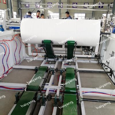 Computerized 3000mm Width Thermal Toilet tissue Paper Roll Slitting Rewinding Machine