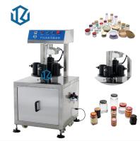 Máquina que capsula del tarro del atasco de la salsa del vacío de cristal del embotellado