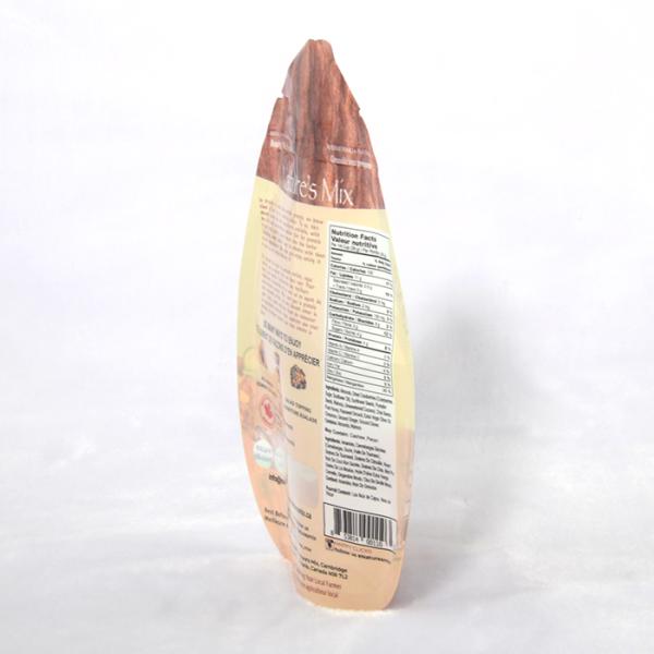 Round Shaped Pouch Mylar Food Packaging Bag Special Shape Plastic Material Eco Friendly