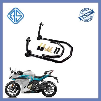Anti-Rust Powder Coating Black Motorcycle Wheel Lift Stands For Trailer