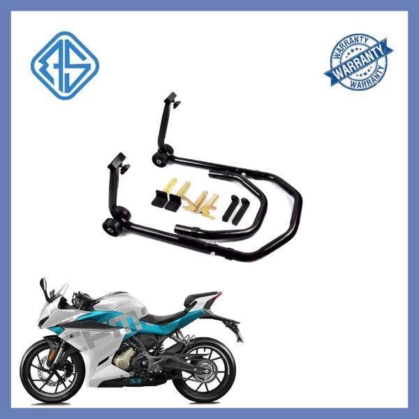 Anti-Rust Powder Coating Black Motorcycle Wheel Lift Stands For Trailer