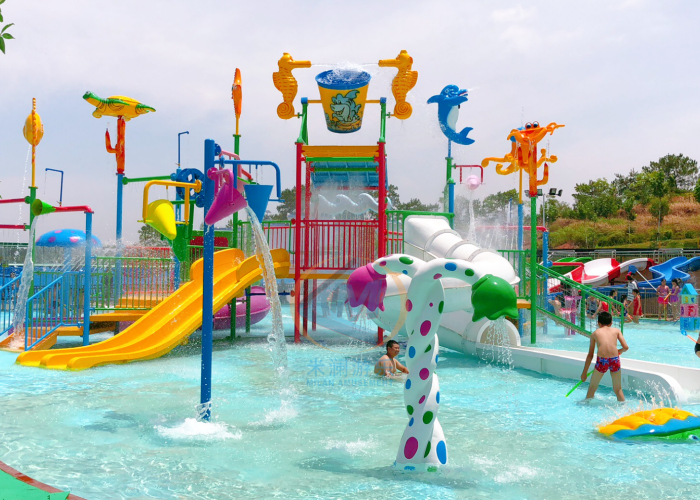 Customized Water Park Playground Anti UV Novel Design For Kids Play Zone