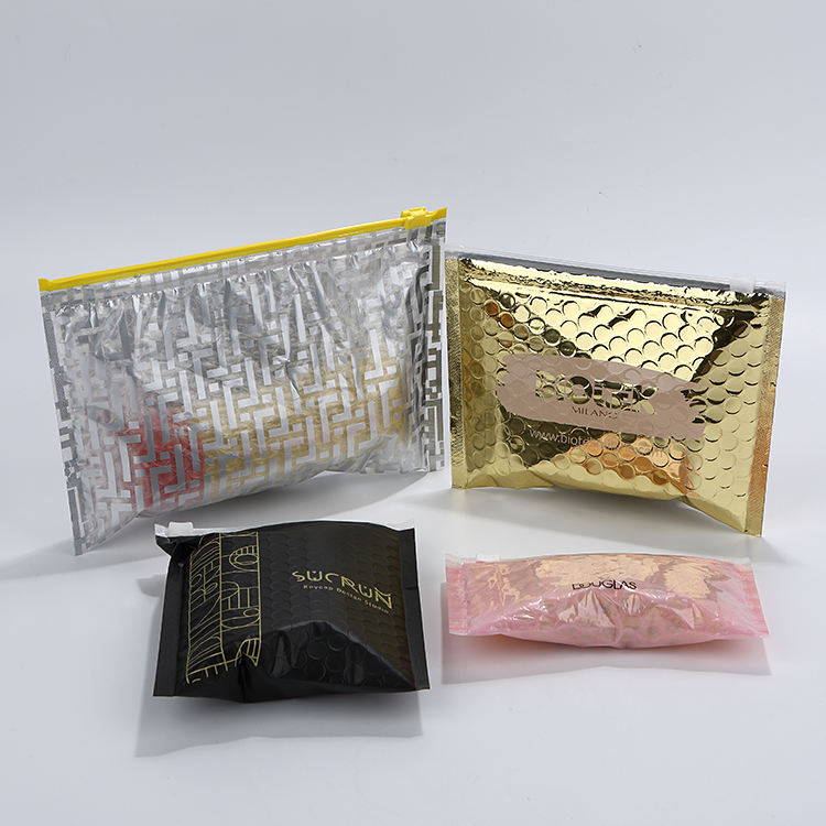 Zipper bubble bag, transparent bubble bag, cosmetic and accessory packaging, anti-drop protective bag