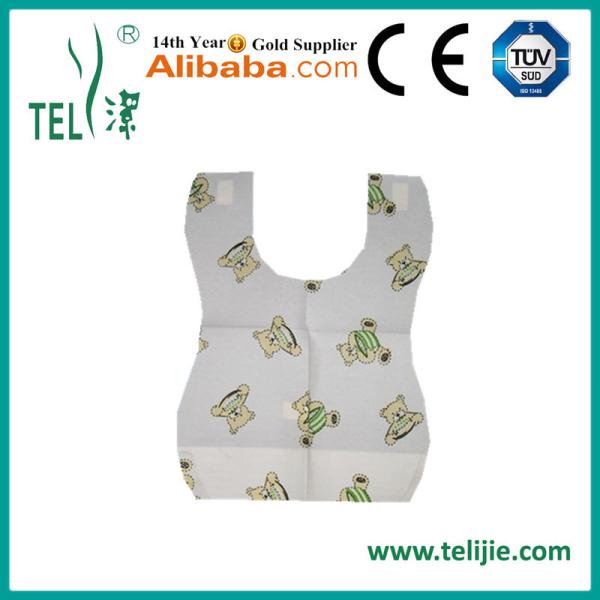 High Absorption OEM 25×35cm Disposable Paper Bibs